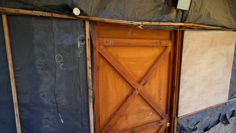 El lugar donde ocurrió el doble homicidio de la joven pareja.