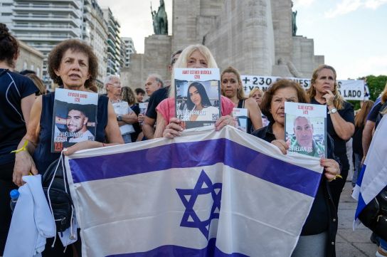 Nuevo reclamo en Rosario por la liberación de argentinos secuestrados por Hamas