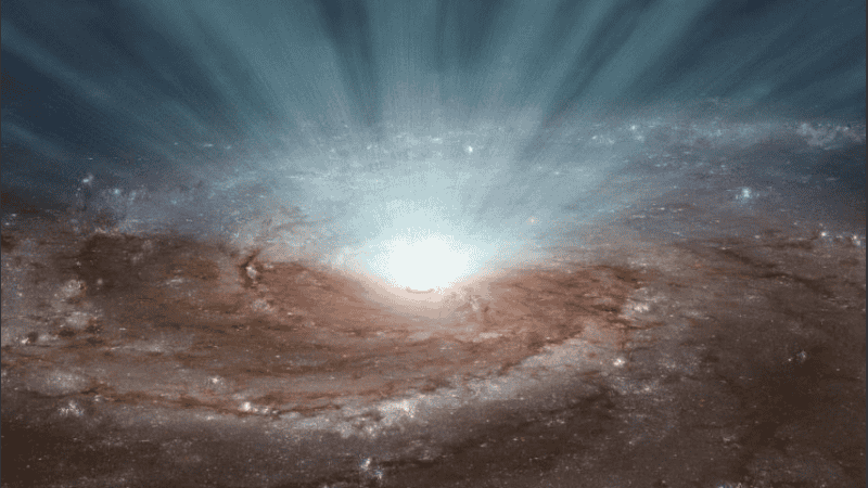 Los rayos cósmicos son partículas cargadas que viajan por el espacio.