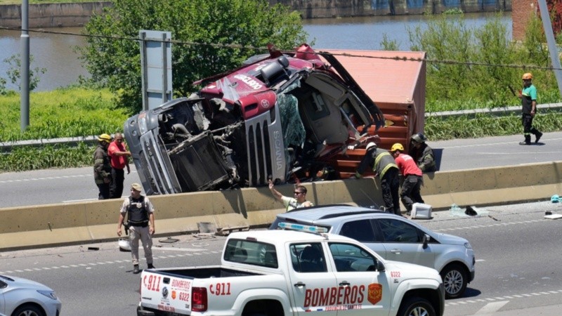 El choque se produjo sobre Circunvalación a la altura de Ayolas.