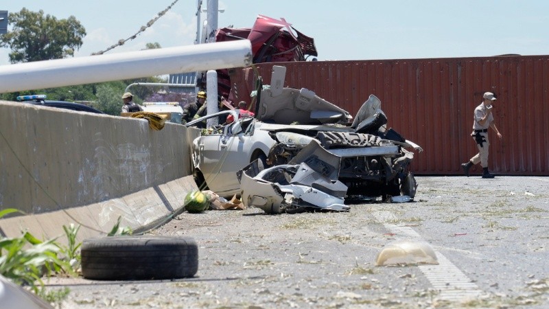 El choque se produjo sobre Circunvalación a la altura de Ayolas.