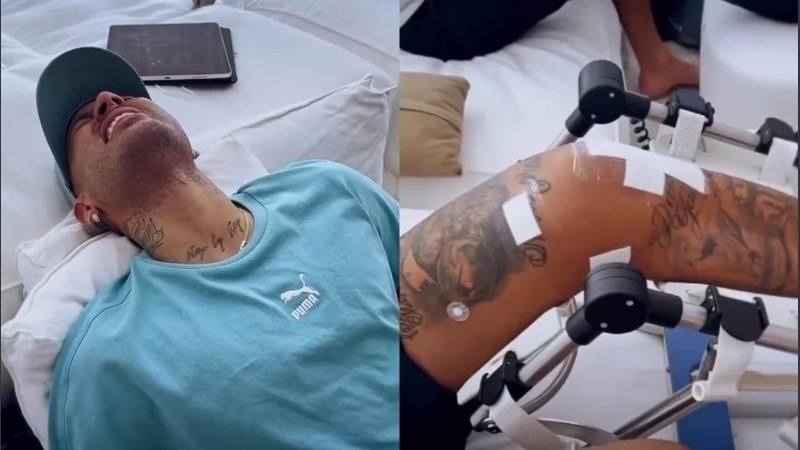 El ex PSG y Barcelona sufrió la grave lesión el pasado 17 de octubre, en la cuarta fecha de las Eliminatorias cuando Brasil cayó por 2-0 ante Uruguay.