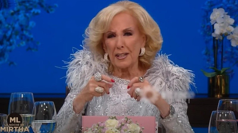 Mirtha Legrand, sin filtros.