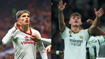 Gritos de Garnacho y Nico Paz. Los pibes hispano-argentinos brillaron.