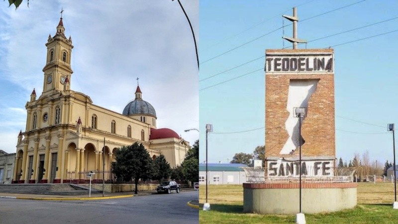 San José y Teodelina, ciudades santafesinas.