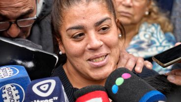 Entre lágrimas, Belén recordó a su pareja.