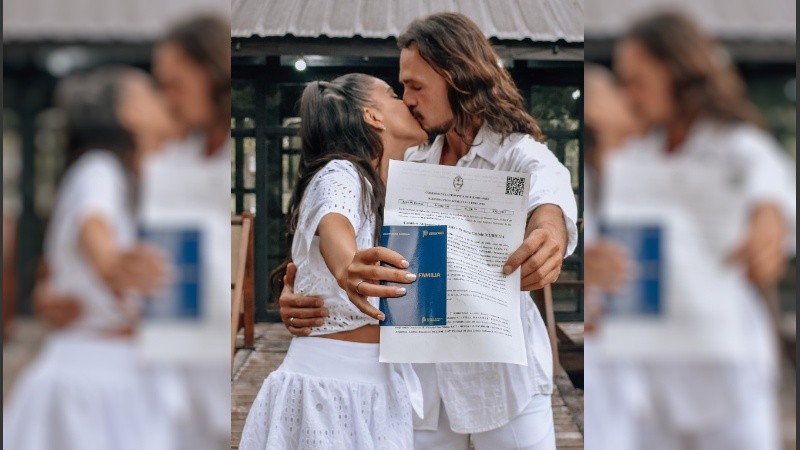 Celeste Muriega y Cristian Sancho.