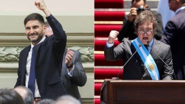 Milei y Pullaro asumieron sus cargos este domingo 10 de diciembre.