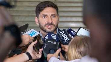 Pullaro brindó su primera rueda de prensa este lunes, tras asumir ayer como gobernador.