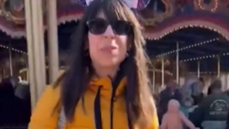 La mujer confundida con la hija de Cristina Kirchner.