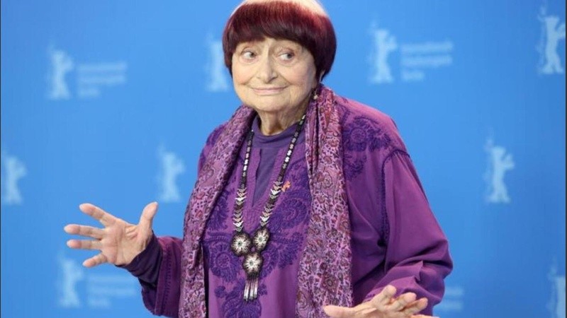 La actriz, directora de cinematográfica, guionista y artista plástica Agnés Varda.