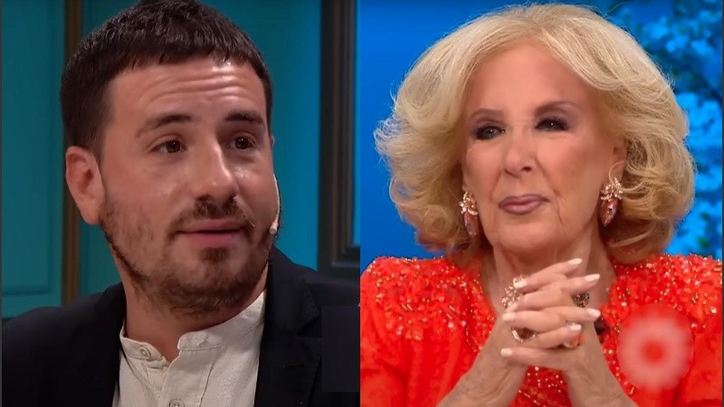 Federico Bal y Mirtha Legrand.