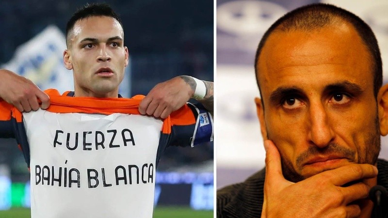 Lautaro Martínez y Manu Ginóbili se solidarizaron con las víctimas del temporal en Bahía Blanca.