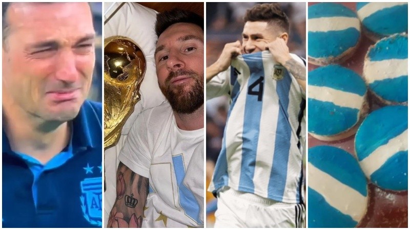 Argentinas campeón de mundo, en imágenes.