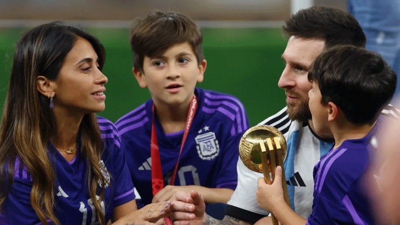 La mujer de Messi realizó un posteo en Instagram recordando el aniversario del Mundial.
