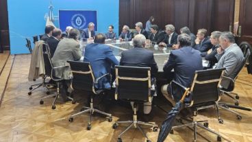 Reunión de los funcionarios con referentes de la agroexportación