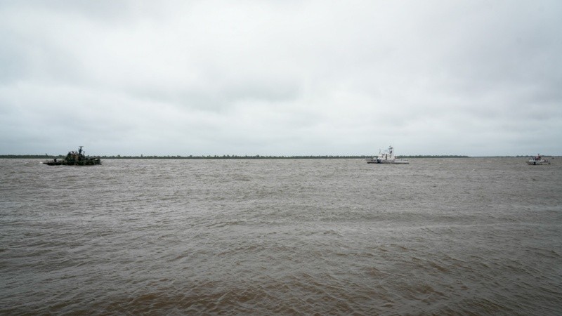 Impresionante despliegue de fuerzas federales en el Monumento para la presencia de la ministra Bullrich este lunes