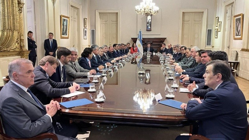El primer encuentro del presidente Milei con los gobernadores duró dos horas y media.