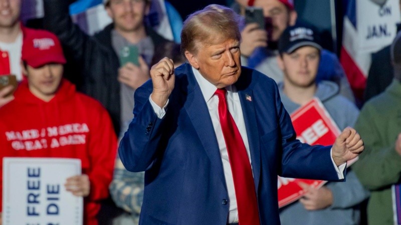 El ex presidente y candidato republicano Donald Trump.