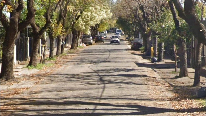 Parque Field. El misterioso episodio tuvo lugar en el pintoresco rincón de la zona norte.
