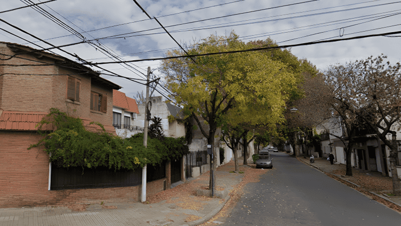 La cuadra donde se produjo el robo.