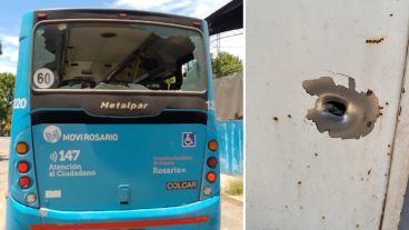 Los disparos impactaron contra un colectivo de la empresa Movi y una vivienda.