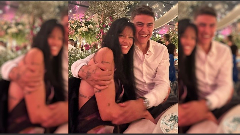 Oriana Sabatini y Paulo Dybala.