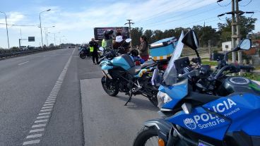 Los agentes se ubicarán en las banquinas para controlar el tránsito y evitar sobrepasos indebidos.