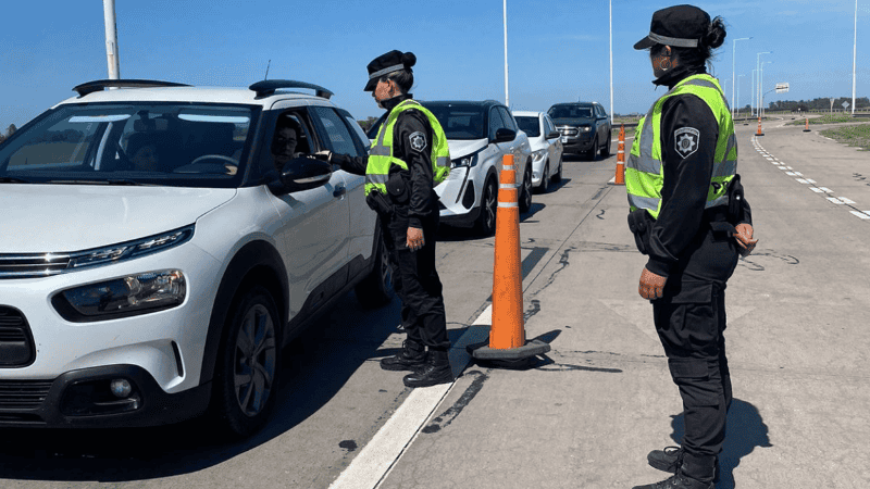 Los agentes fiscalizaron en las distintas rutas de la provincia.