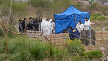 El crimen en "La ciudad perdida" de Las Flores sur.
