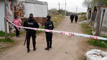 El crimen en "La ciudad perdida" de Las Flores sur.