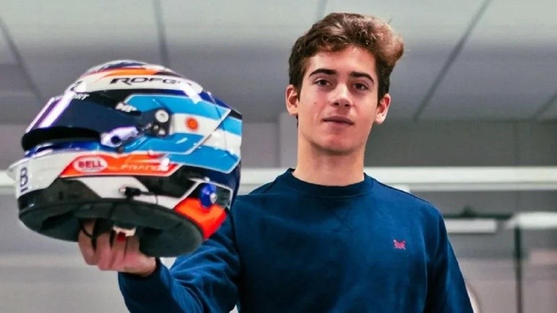 Colapinto, de 20 años, tendrá su bautismo a bordo de un monoplaza de Fórmula 2 en el circuito de Sakhir, Bahréin.