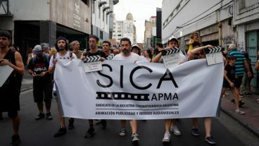 Marcha en defensa de la cultura en Rosario.