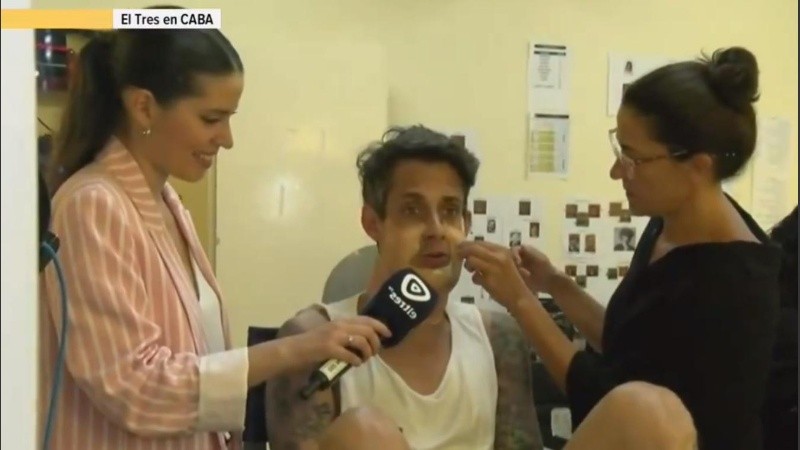 El equipo de El Tres, en diálogo con Rada.