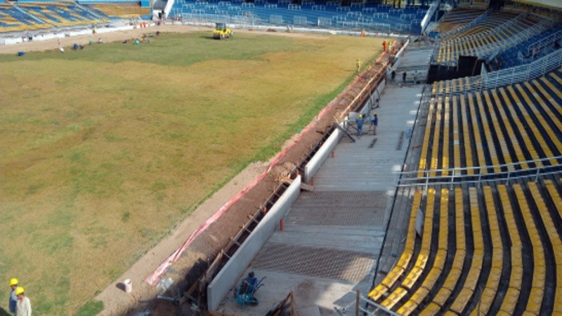 A contrarreloj se trabaja en Arroyito para poder jugar el 30 de enero.