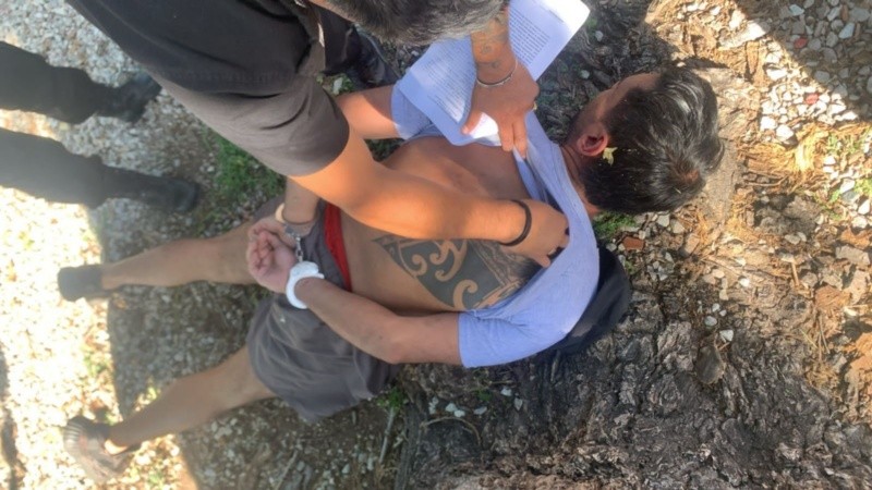 Marionsini detenido en inmediaciones de la Terminal.