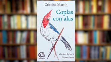 Portada del libro "Coplas con alas", de María Cristina Martín.
