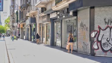 El paro y la movilización se sintieron fuerte en Rosario este miércoles