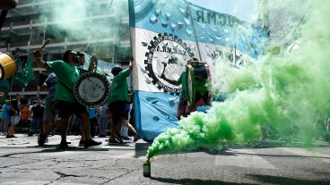 El paro y la movilización se sintieron fuerte en Rosario este miércoles