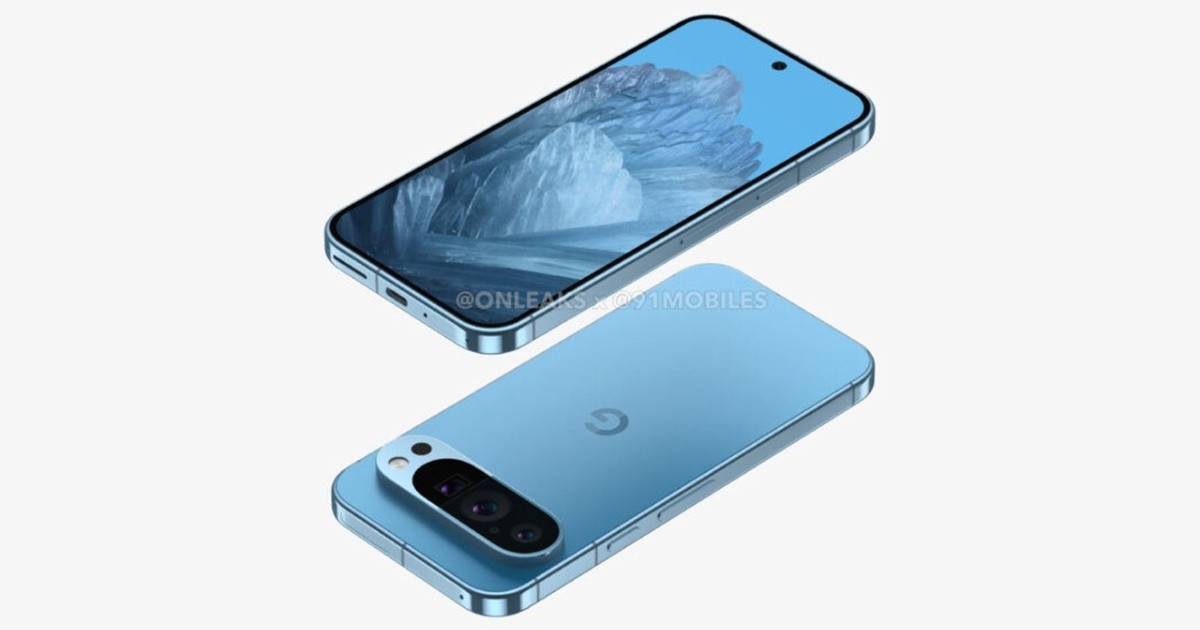 So sieht das Pixel 9 aus, das Telefon von Google, und sein Design ist später in diesem Jahr durchgesickert