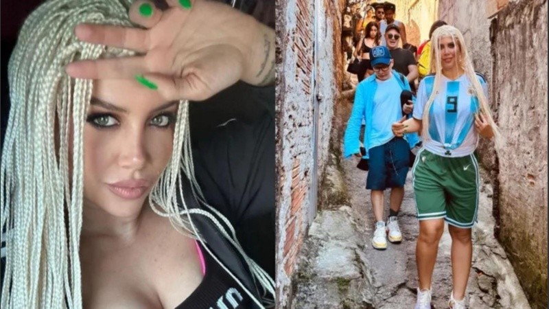 La empresaria grabó su segunda canción en una favela de Brasil