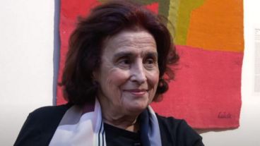 La artista Gracia Cutuli.