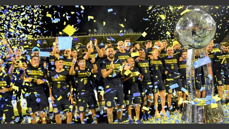 Central festejó con su gente en Arroyito.