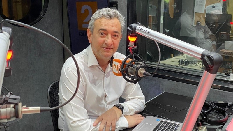 Javkin habló en Radio 2 sobre la relación con Nación.