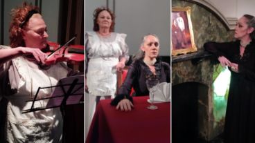 Mabel Machín y Andrea Fiorino protagonizan la obra "Un día de poder".