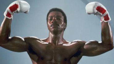 Weathers cuando interpretó a Apollo Creed en Rocky.