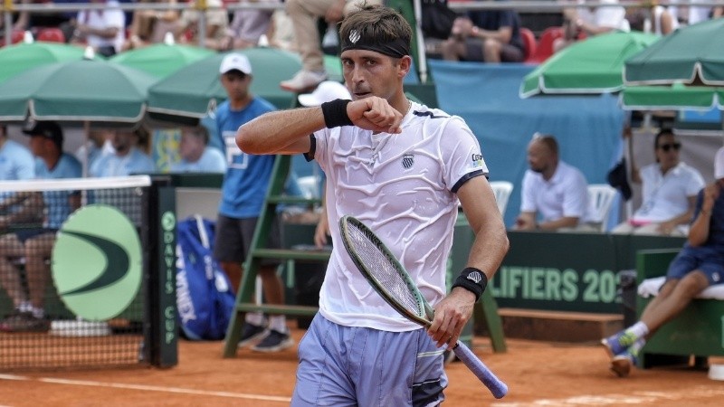 El argentino padeció el segundo duelo de la serie y nunca encontró su juego