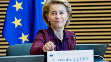 La presidenta de la Comisión Europea, Ursula von der Leyen.