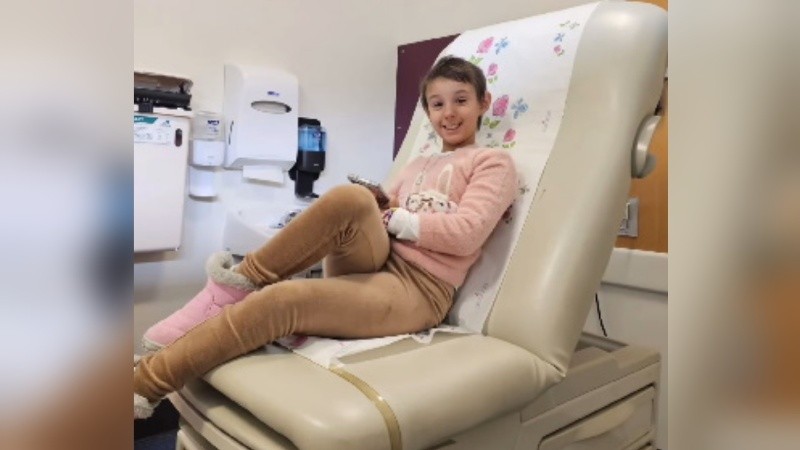 Lara viajó hasta Hershey, Pensilvania, para recibir un tratamiento bajo un protocolo de investigación.