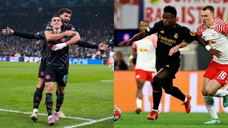 Tanto Manchester City como Real Madrid ganaron por la ida de octavos de final.